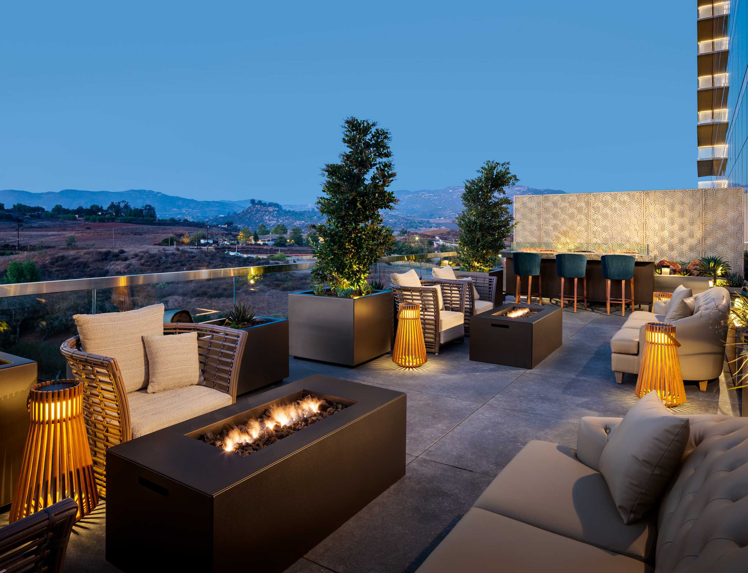 Fly Room Speakeasy Bar Terrace at Jamul Casino Resort